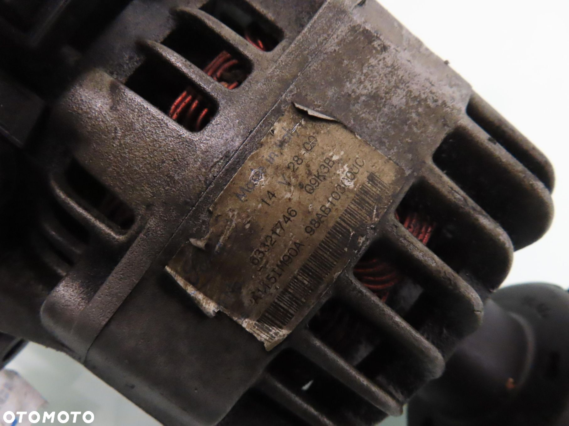 ALTERNATOR FORD FOCUS MK1 1.8 TDDi 98AB10300JC 63321746 - 7