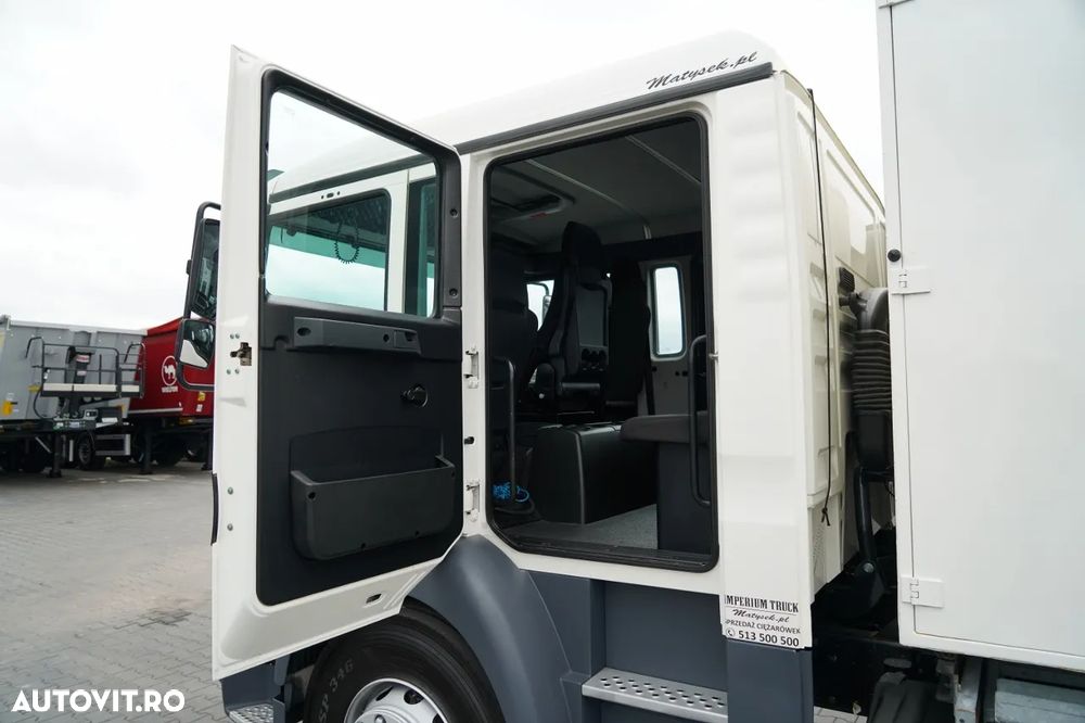 MAN TGM 18.340 / 4X2 / BASCĂLARE 3 LATERALĂ / BANCĂ HIDRODOXY / CAMION CU 7 LOCURI / BORDMATIC - 36