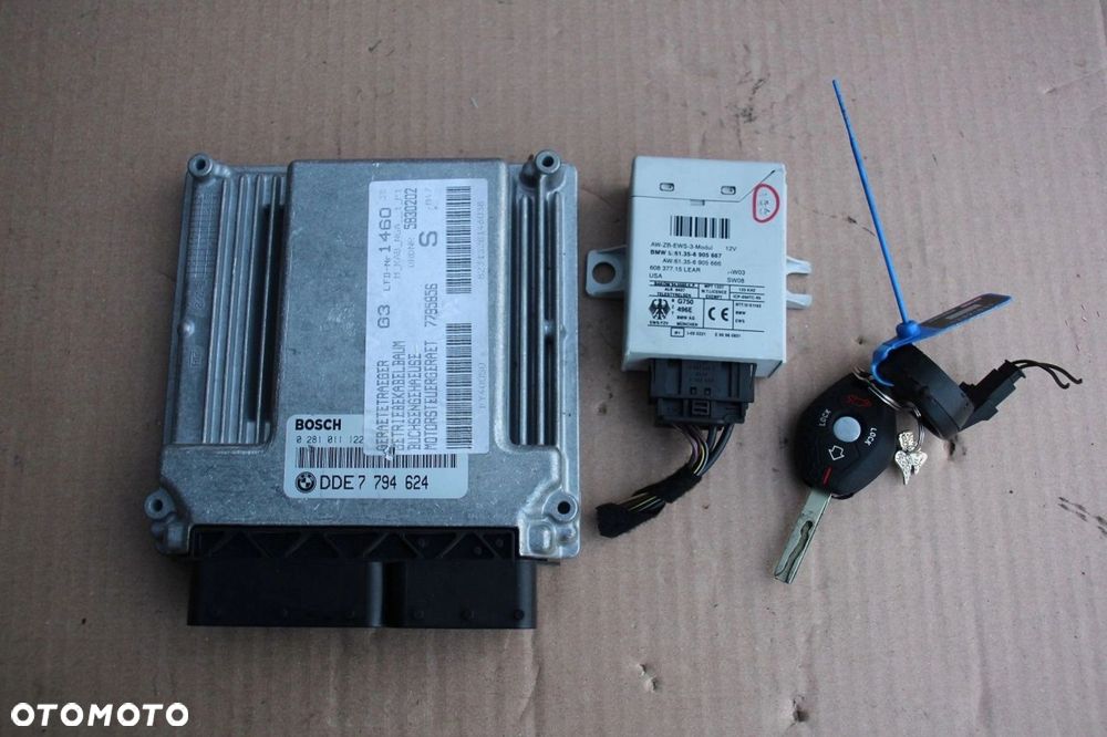 Komputer sterownik silnika zestaw startowy BMW M47 2.0D 150KM 7794624 manua - 1