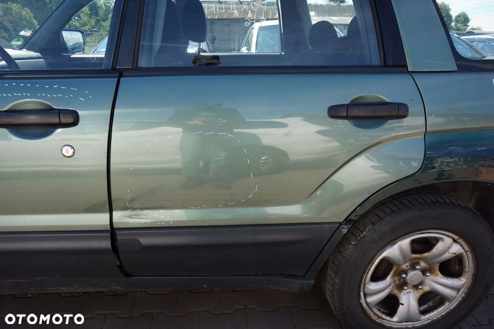 DRZWI TYLNE LEWE FORESTER II SG LIFT 5F6  ZIELONY EVERGREEN SUBARU 2006-2008 - 3