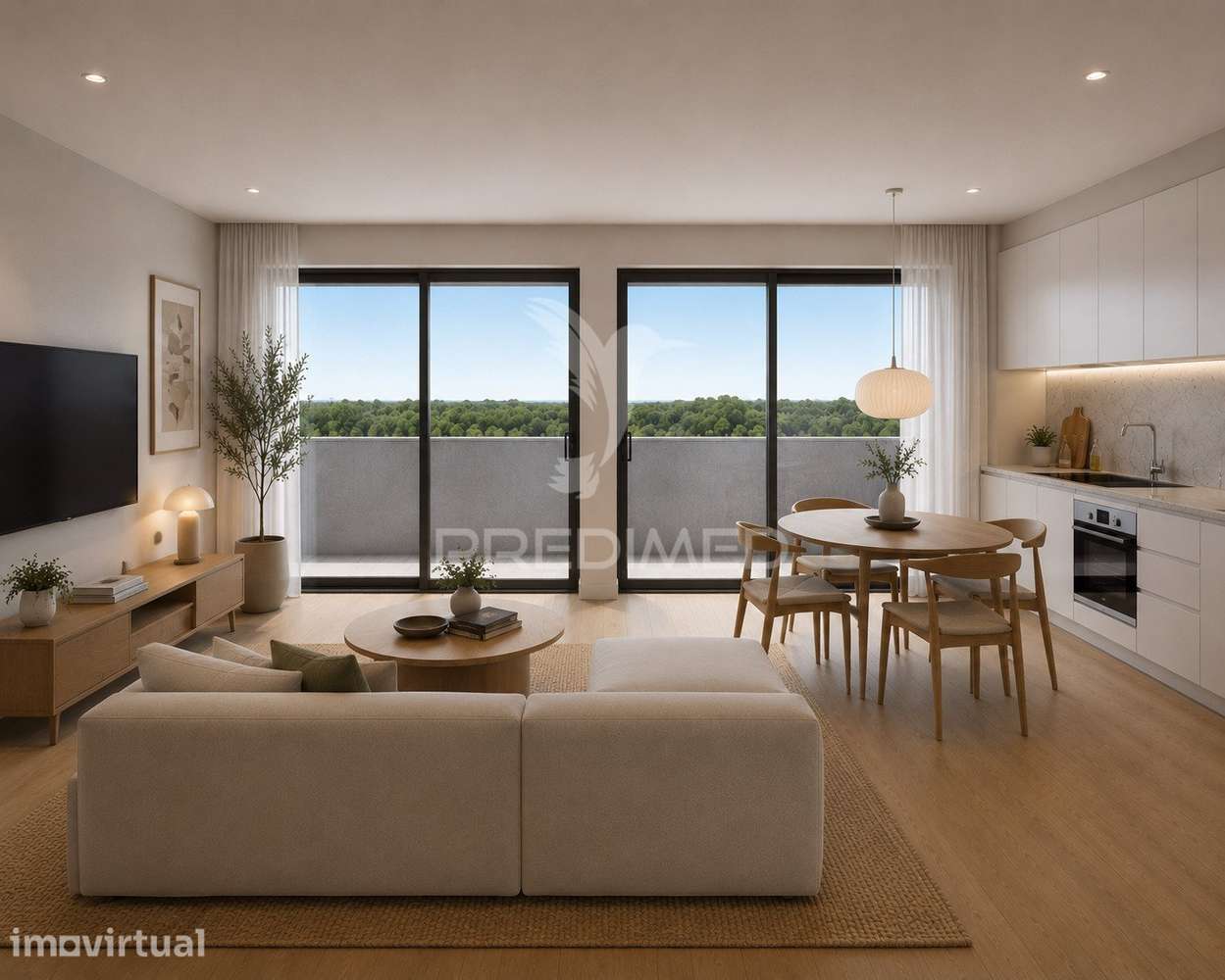 Apartamento T2 Novo em Tondela | 1º Andar Fração B | Entrega em Jun... - Grande imagem: 4/5