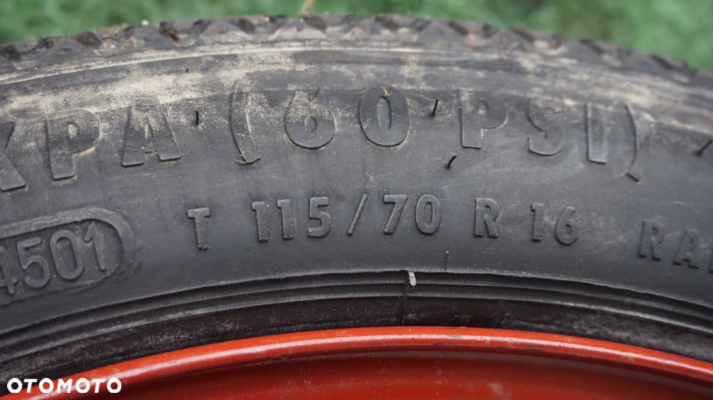 Saab 9-3 9-5 kolo dojazdowe dojazdówka 115/70 R16 5x110 ET43 4569661 1010268 - 2