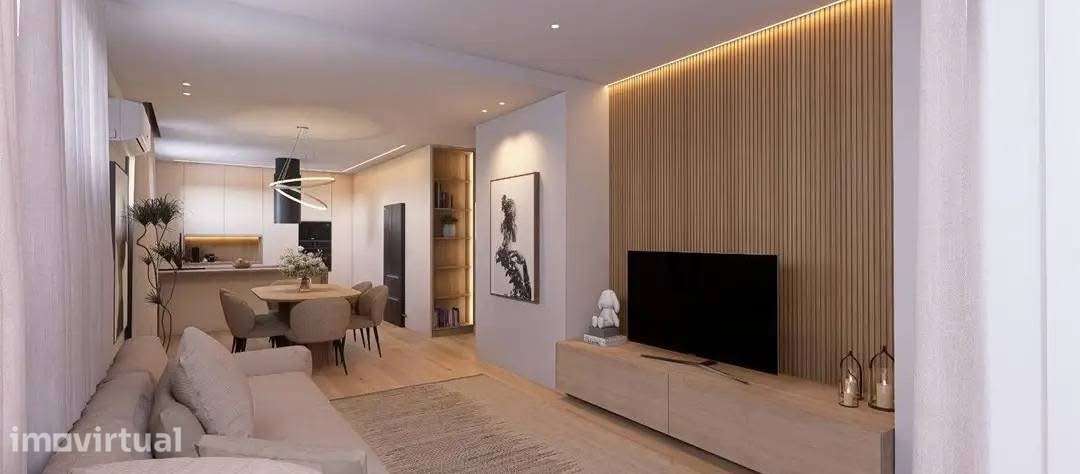 Apartamento T2 Totalmente Renovado, Mobilado e com Garagem | Eiras - Grande imagem: 4/6