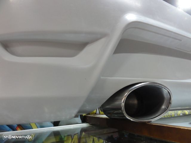 Para-choques traseiro Seat ibiza 6L Cupra em fibra com ou SEM ponteira tipo Cupra 100% inox - 6