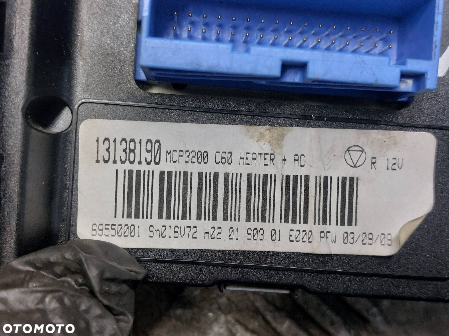 PANEL NAWIEWU OPEL VECTRA C SIGNUM I 13138190 - 4