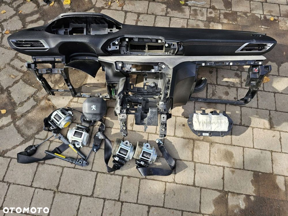 konsola airbag pasy komplet peugeot 5008 ii lift - 1