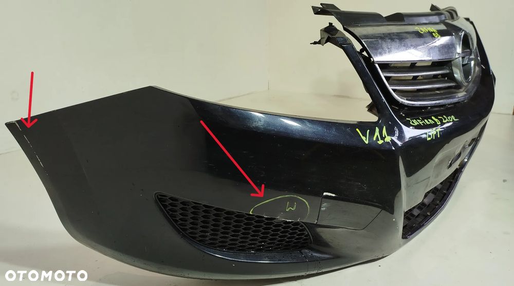 zderzak przedni przód grill OPEL ZAFIRA B LIFT 08-12 Z20R - 3
