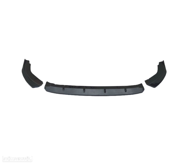 SPOILER LIP FRONTAL VOLKSWAGEN VW JETTA 19- PRETO BRILHANTE - 2