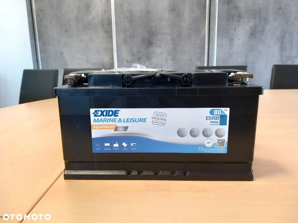 AKUMULATOR DO CAMPERA EXIDE ES900 MARINE&LEISURE 12V 80AH - 10