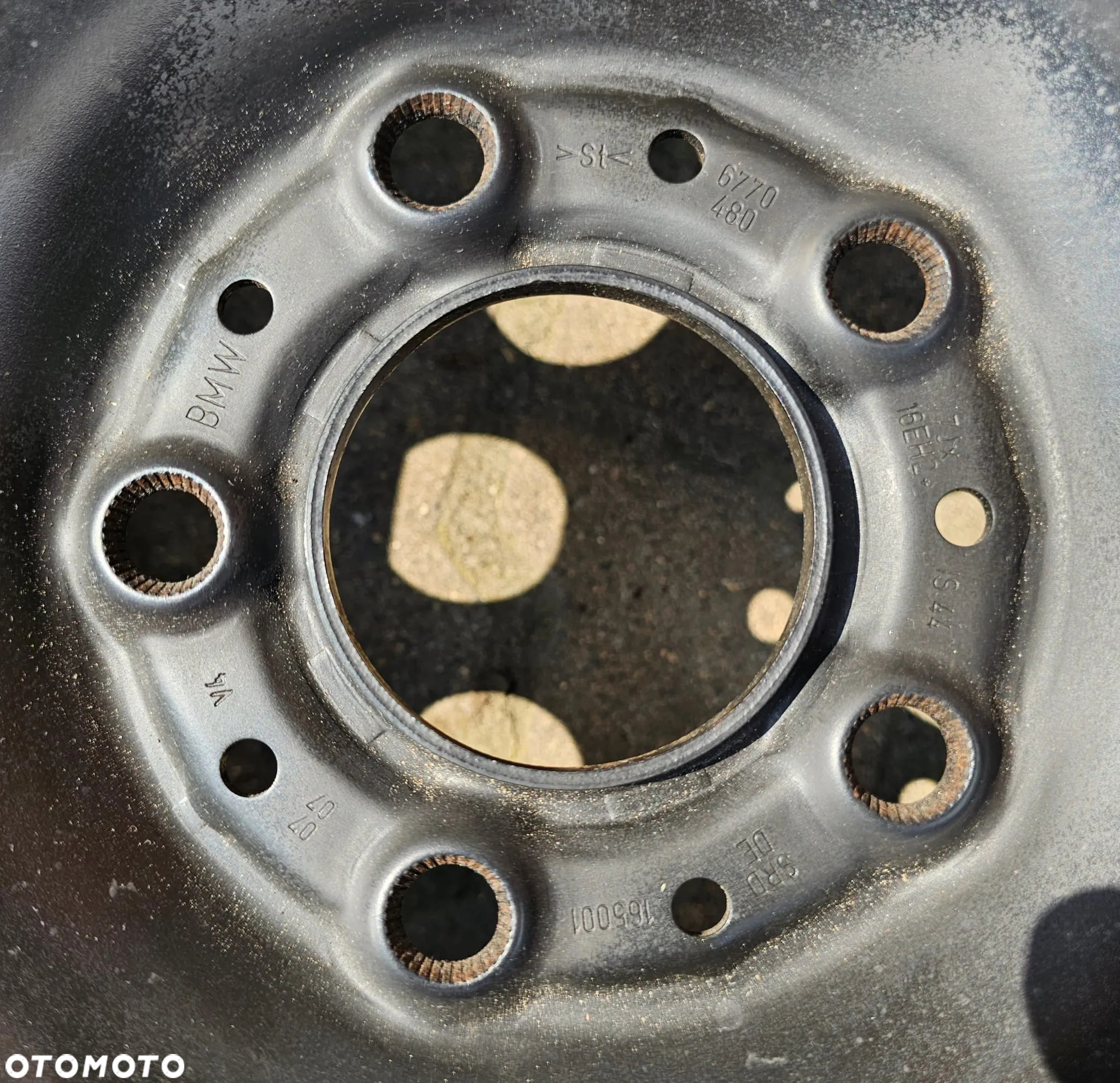 (S28) Felgi Stalowe 16'' BMW OE 1 E81 E82 E87 3 E36 E46 E90 5 E60 7 E38 / 7Jx16 IS44 5x120 - 6