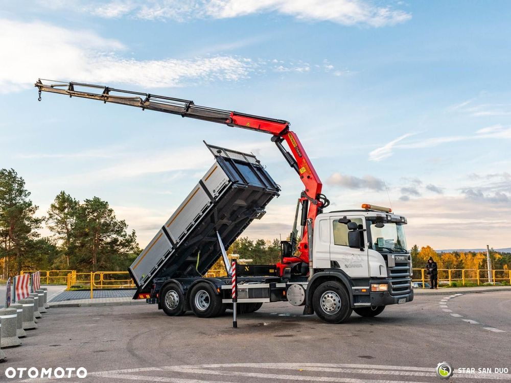 Scania P320 6x2 PALFINGER PK 20002 HDS Żuraw Wywrotka - 4