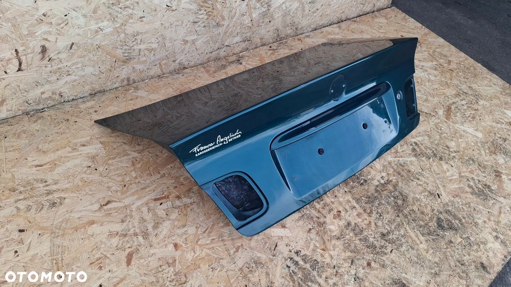 BMW E46 SEDAN KLAPA POKRYWA BAGAŻNIKA FARNGRUEN METALIK - 2