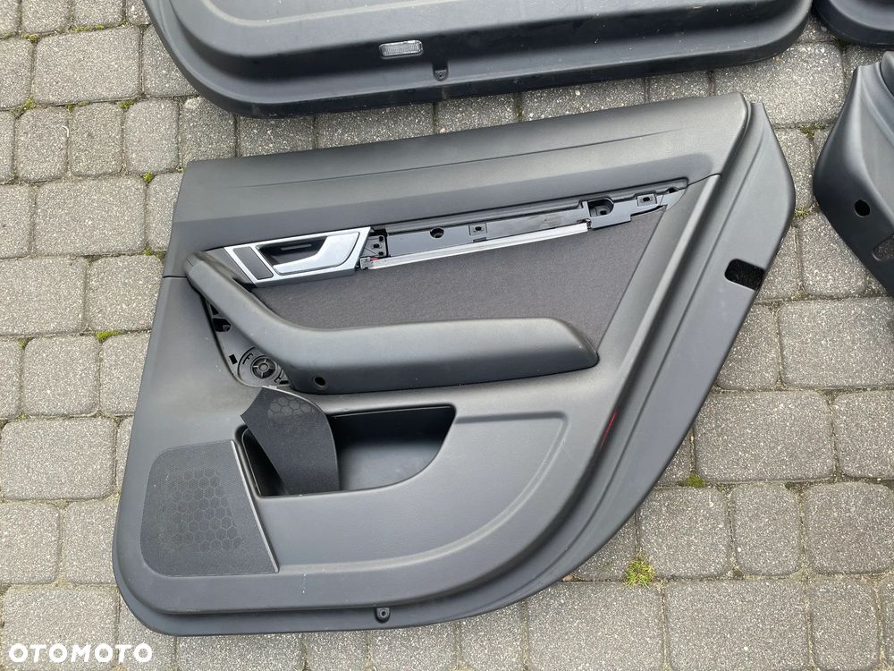 AUDI A6 C6 TAPICERKA DRZWI BOCZKI EUROPA KOMPLET - 4