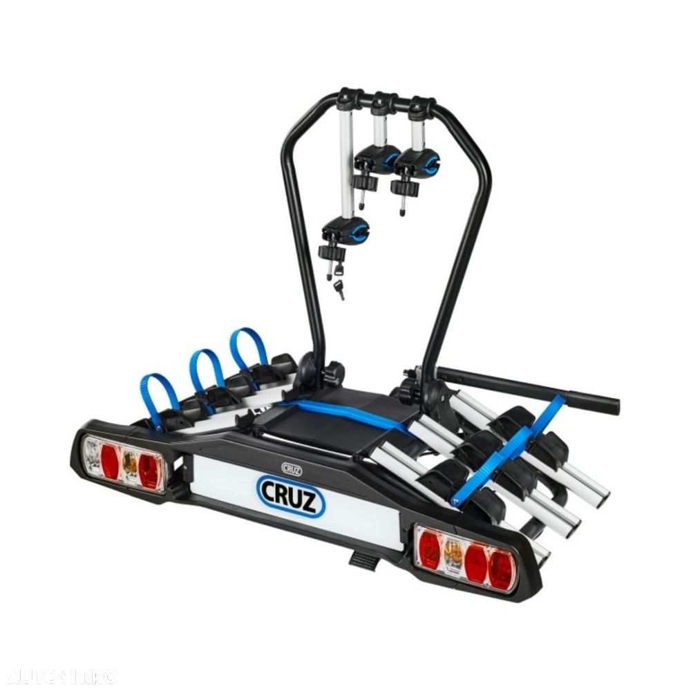 Suport pentru 3 biciclete, Cruz Pivot R3 940-512, cu prindere pe carligul de remorcare, 13 pini, Nou_Pret Importator, emitem Factura & Garantie - 2