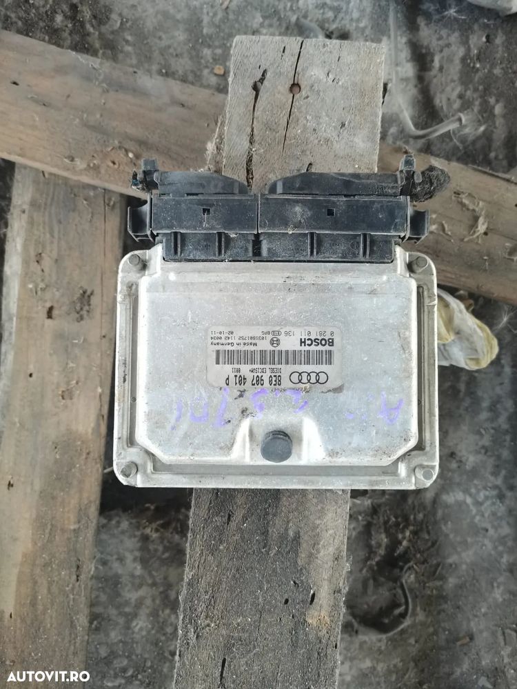 ECU Calculator Motor Bosch Audi A6 C5 4B 2.5 TDI 1997 - 2004 Cod 8E0907401P 0281011136 - 1