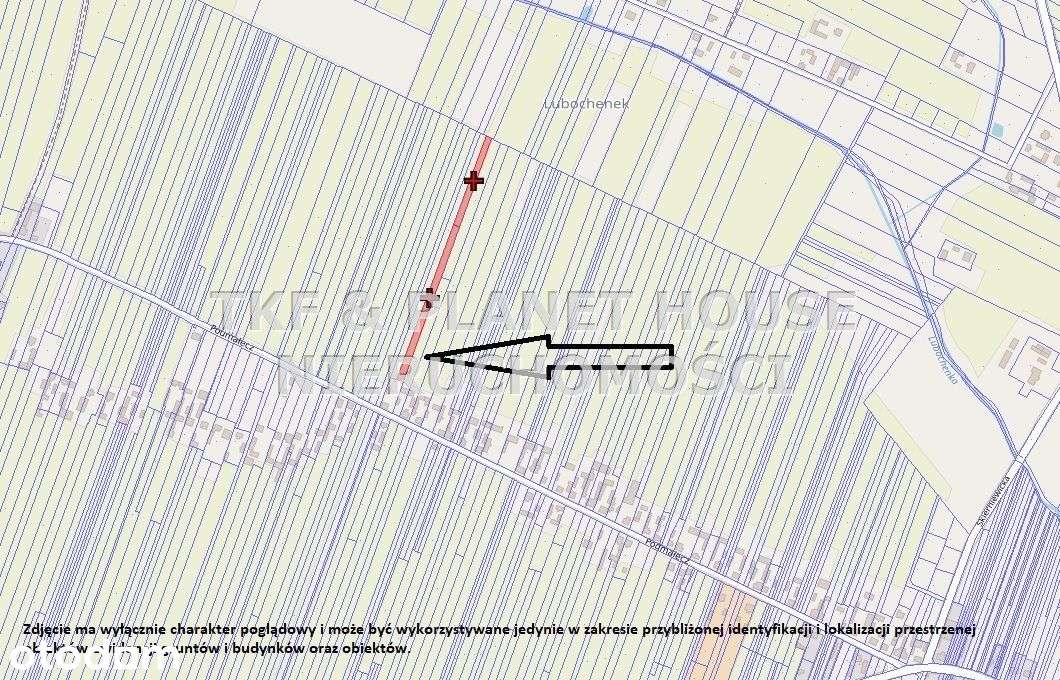 Ziemia rolna 4028 m2 Lubochnia - Pełny obrazek: 2/2