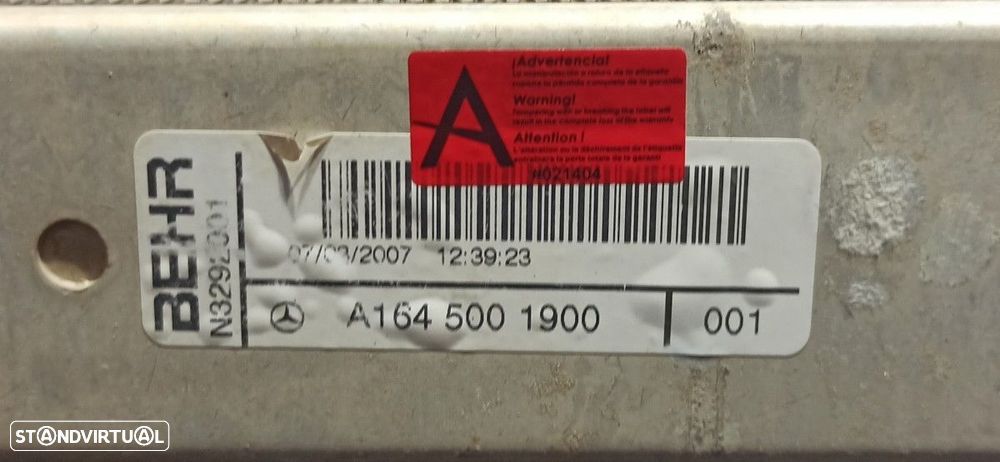 INTERCOOLER MERCEDES CLASE M (W164) 320 / 350 CDI (164.122) - 5