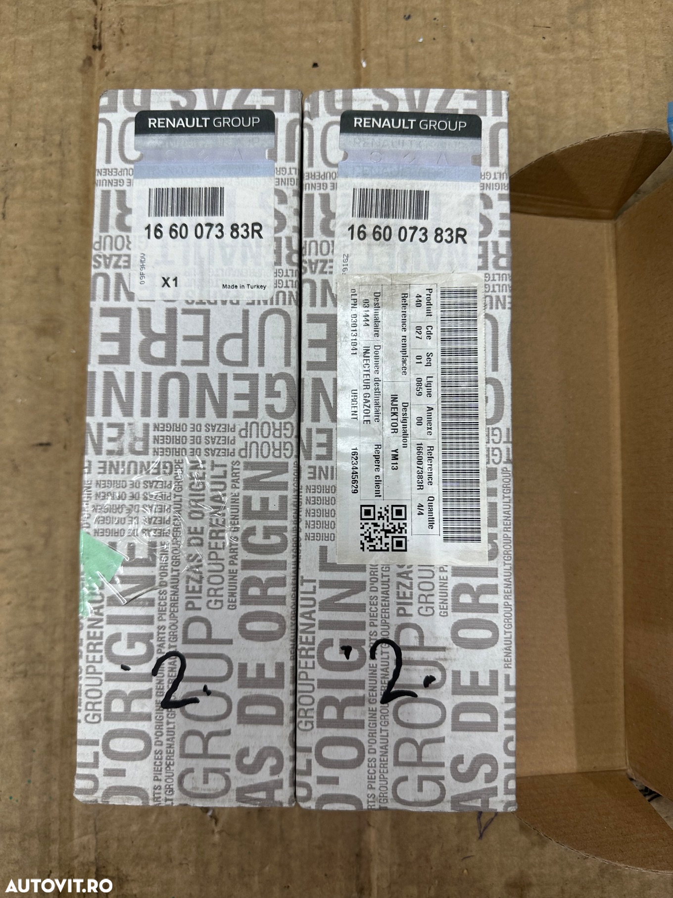 Injector nou, original, sigilat RENAULT-OPEL 2.0 dCi 110-189 CP 2014-2023 cod 0445110939 - 2