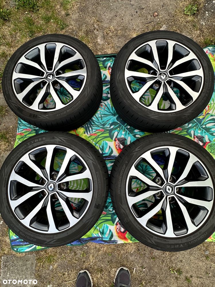 Oryginalne felgi Renault 17” + opony letnie - 1