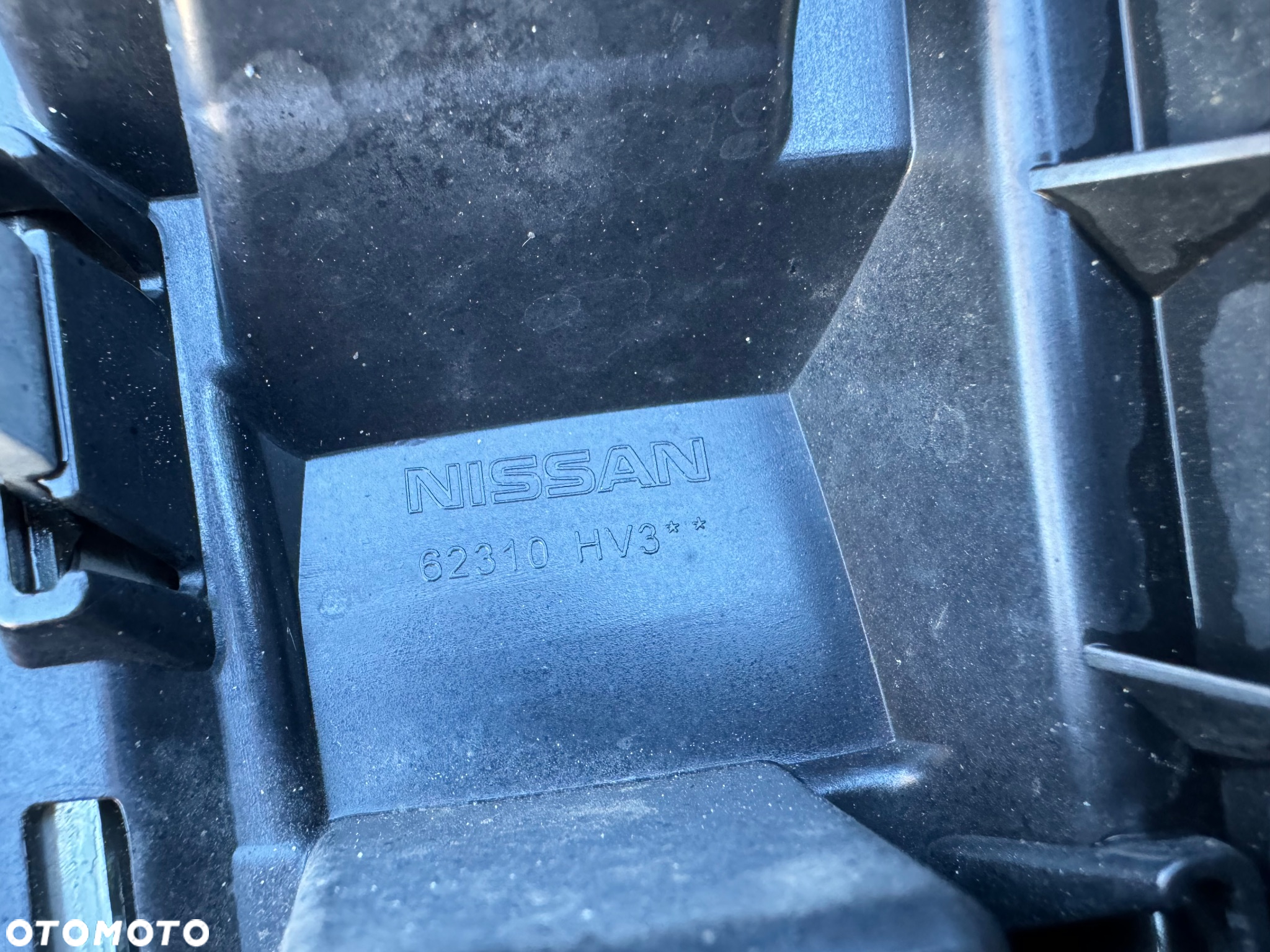 GRILL ATRAPA CHŁODNICY NISSAN QASHQAI II 2 J11 LIFT 17-21 NA RADAR 62310-HV3 62398-HV80A ORYGINAŁ - 8