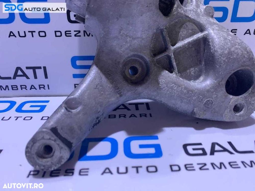 Suport Accesorii Compresor AC Clima cu Rola Intinzatoare Audi A3 8P 1.6 FSI BAG BLP BLF 2004 - 2008 Cod 1K0260885B [MA0245] - 2