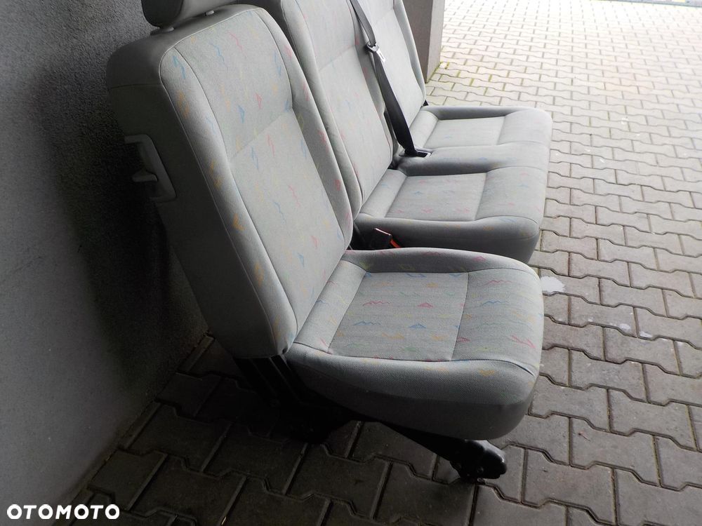 VW T5 T6 FOTEL FOTELE SIEDZENIA RZĄD ŚRODKOWY TYŁ INKA - 2
