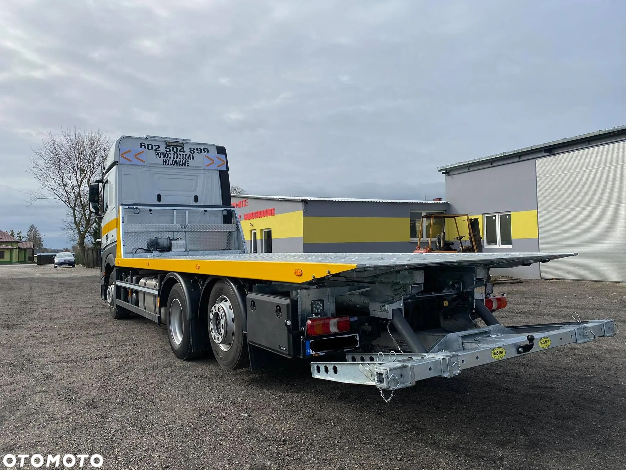 Mercedes-Benz platforma hydrauliczna DMC 26T auto - laweta zabudowa - 13