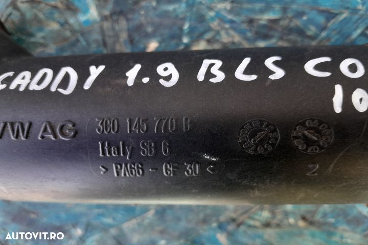 Furtun intercooler 3C0145770B 3C0145770B Volkswagen VW Caddy 3 [2004 - 4