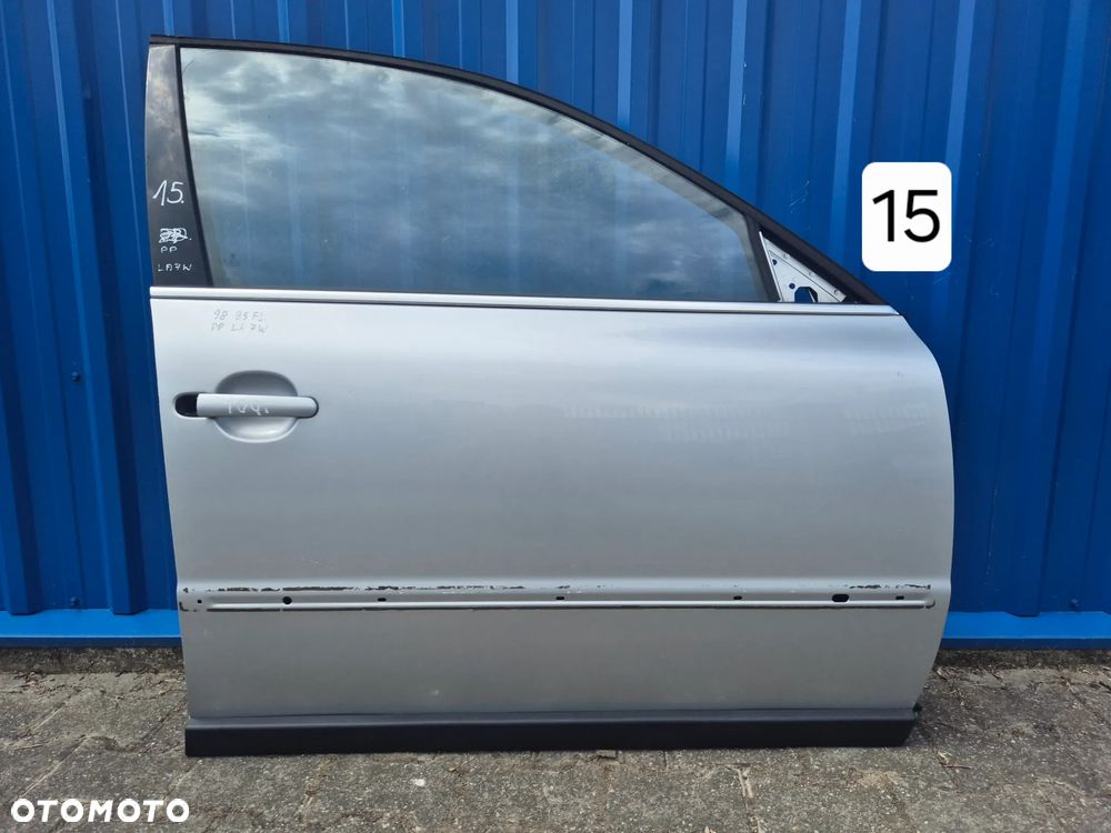 DRZWI PRZÓD PRAWY PRAWE VW PASSAT B5 FL LA7W SREBRNE - 9