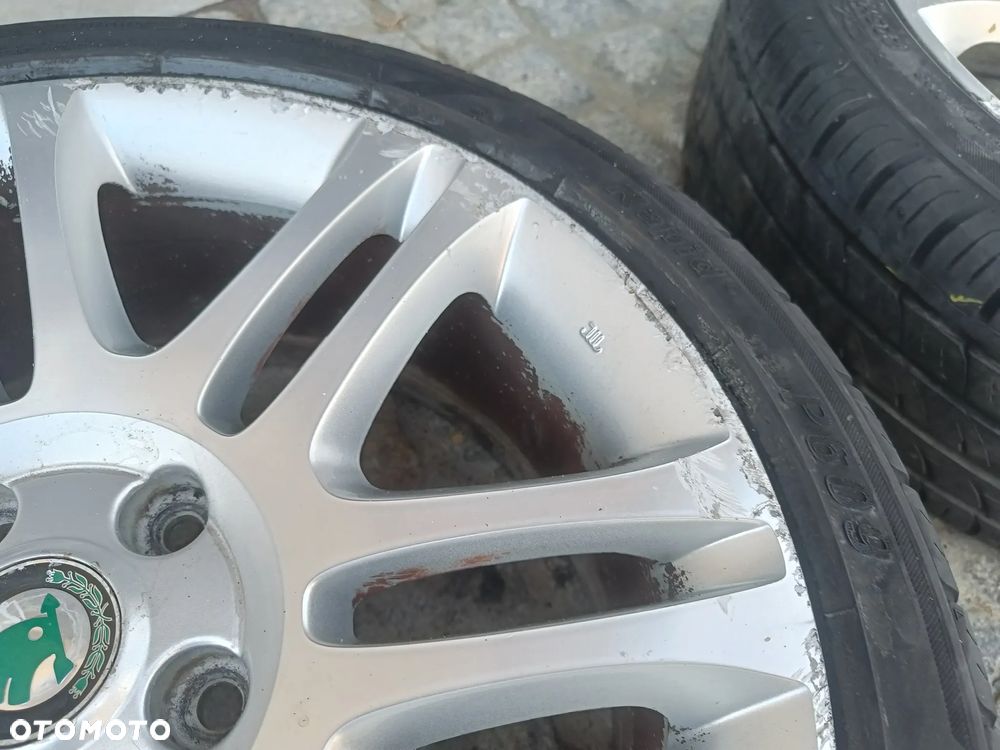 Felgi Aluminiowe 18 Skoda Superb 2 II 5x112 ET46 3T0601025E Koła Seat Audi VW 7,5J18H2 - 5