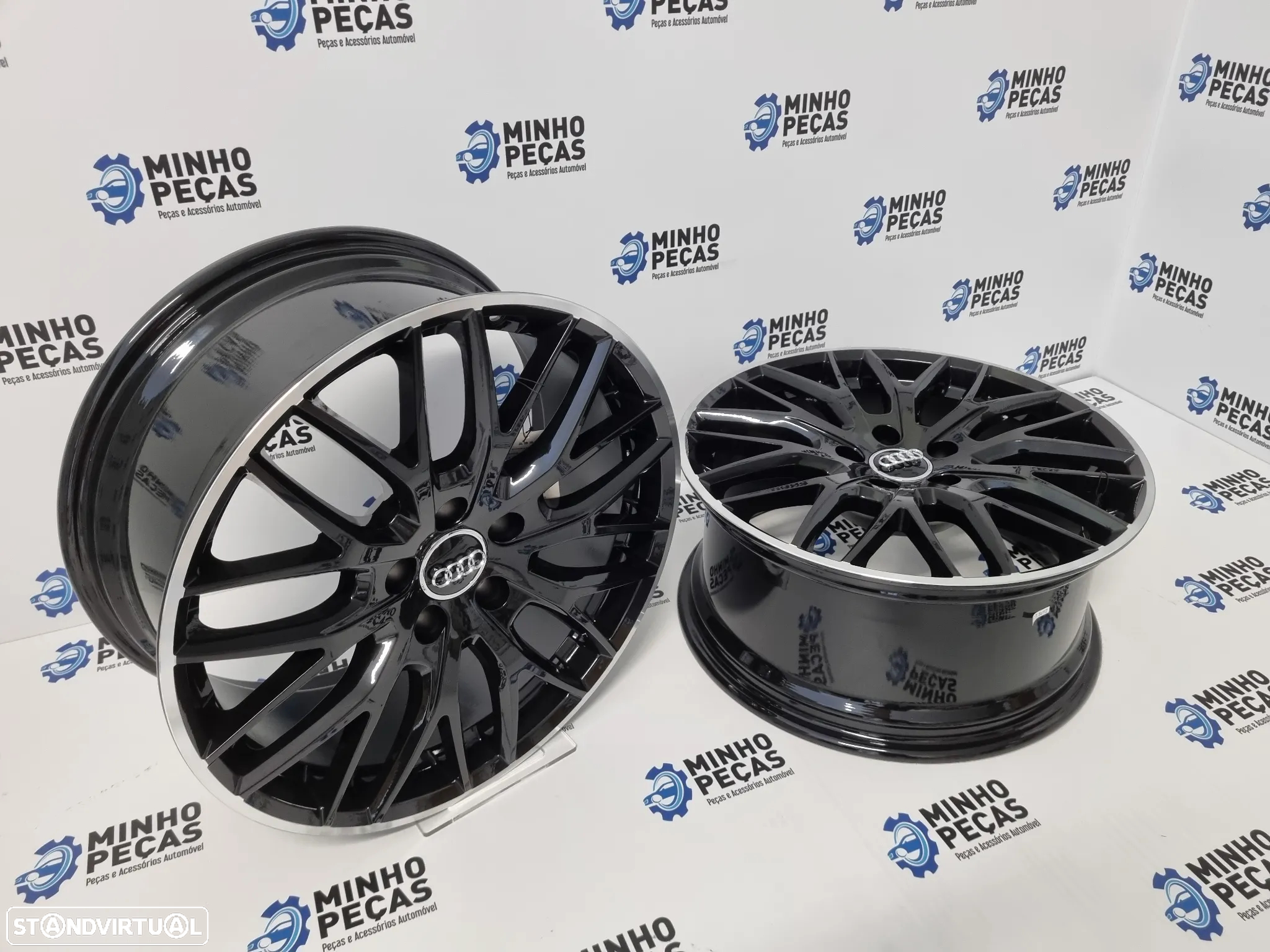 Jantes Audi A4 B9 em 18 Preto Brilho - 6