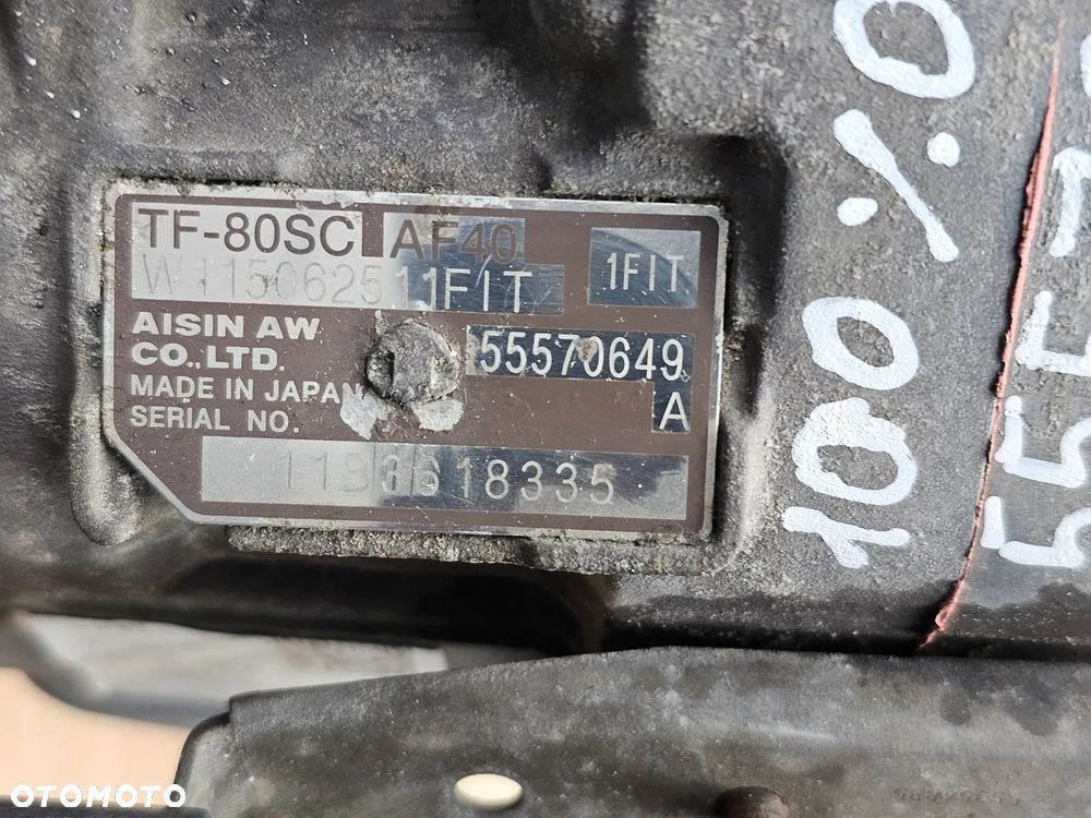 SKRZYNIA BIEGÓW AUTOMAT KONWERTER OPEL INSIGNIA A 2.0 TURBO AF40 55570649 - 5