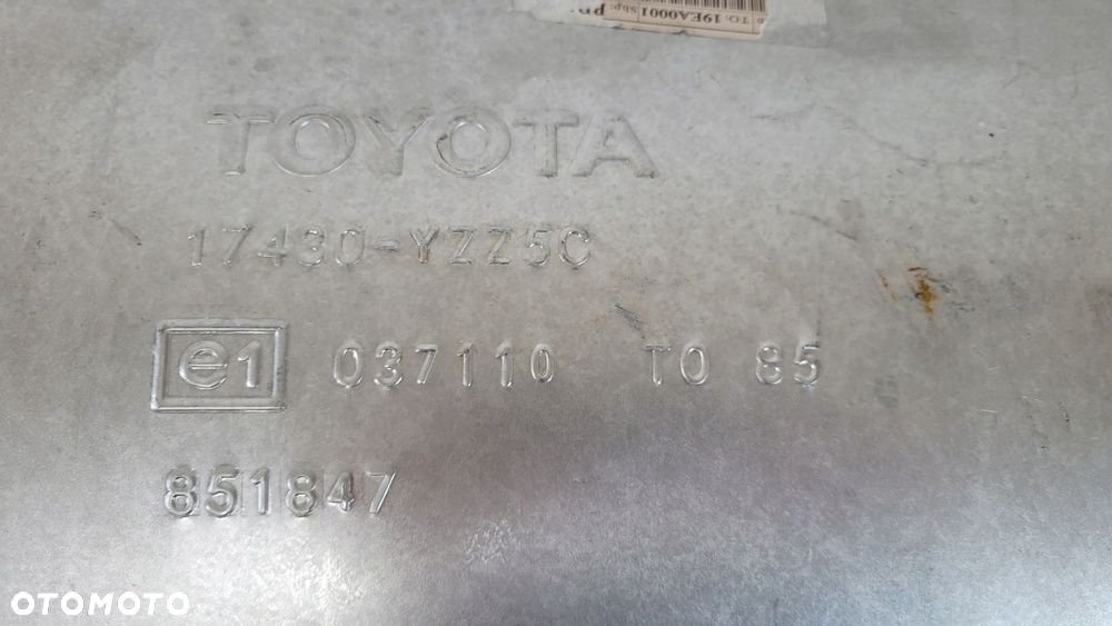 TŁUMIK KOŃCOWY TOYOTA YARIS II COROLLA 17430-YZZ5C - 11