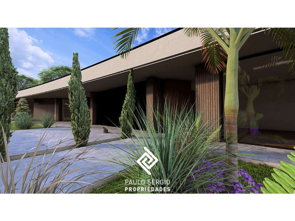 Moradia isolada térrea T4 de luxo com piscina no Centro de Santa Ma... - Grande imagem: 3/13