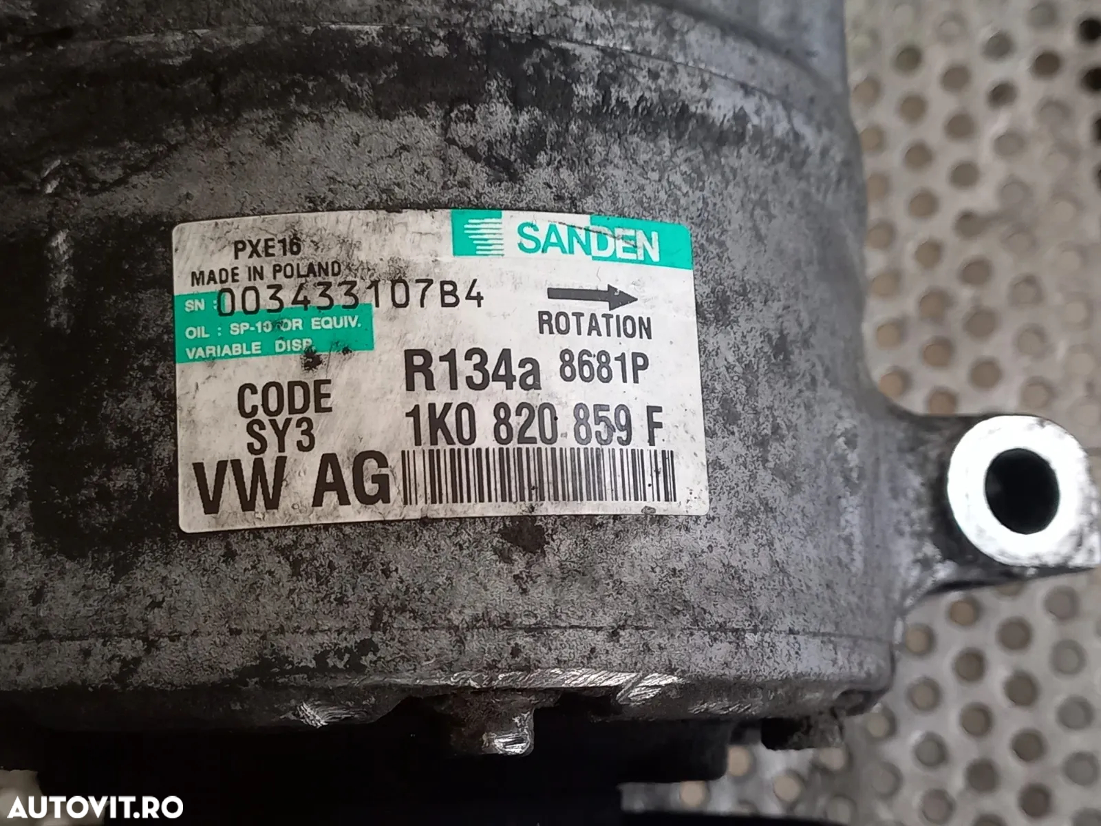 Compresor Clima Vw Seat Skoda 1.9 Tdi Motor BLS Golf 5 Touran Jetta Passat Octavia Leon Altea Etc. - 6