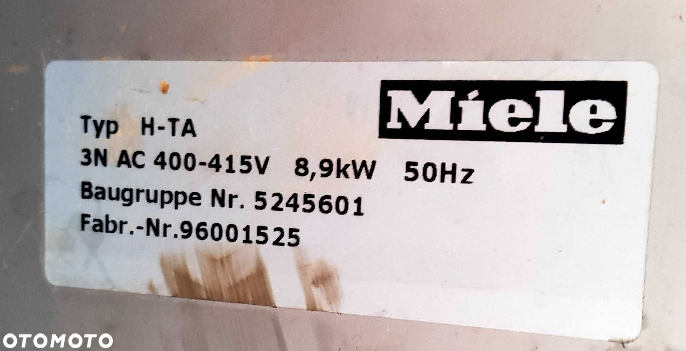 MIELE Filtr Suszarka H-TA  400-415 V 8,9 kW 50 Hz - 3