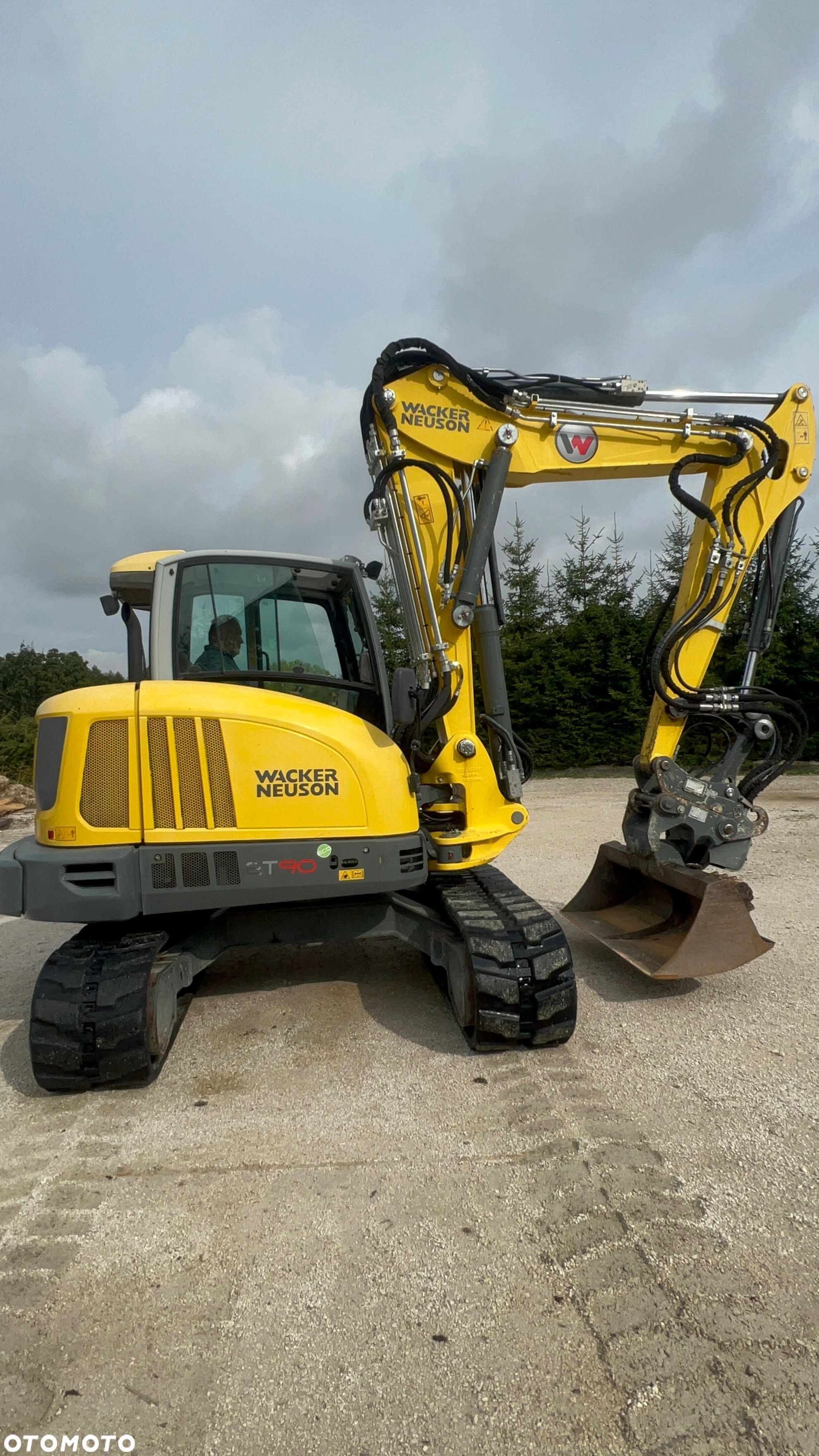 Wacker Neuson Koparka gąsienicowa 3xRAMIE łamane Wacker Neuson Et 90 KLIMA Deutz hydrozłącze hydrauliczne Liebherr SW33 LIKUFIX SWA33 + pilot auto hydrauliki 3 x łyżki org Liebherr 9 ton ET90 gumowe gasiennice 1 wł Cat 308 Jcb Yanmar atlas TEREX Liebherr złącze - 1