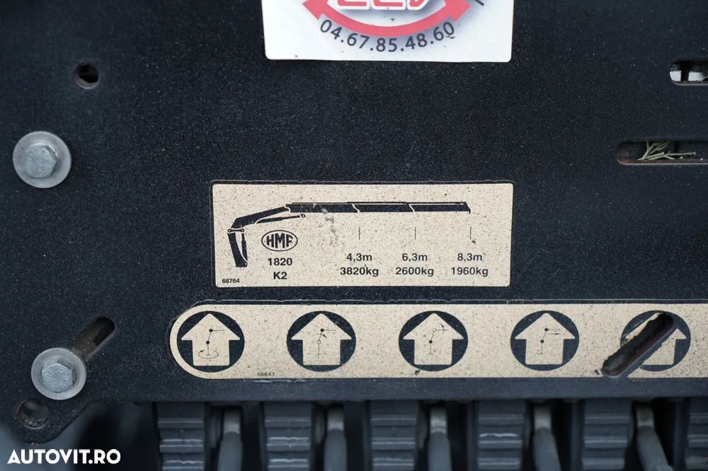 Volvo FMX 380 / 6x4 / BASCULATOR + HDS HMF 1820 K2 / HYDRODOLTA / RADIOCOMANDĂ / GRAPPA / ROTATOR / - 22