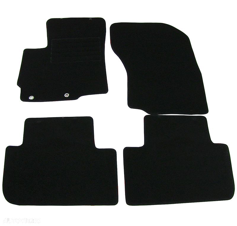 Covorase mocheta Mitsubishi Outlander 12/2012-> Negre, set de 4 bucati - 1