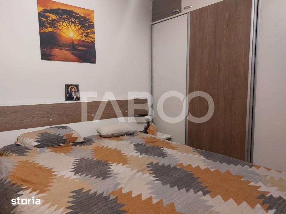 Apartament 55 mpu mobilat utilat 3 camere 2 balcoane pivnita Cisnadie — fotografia 3