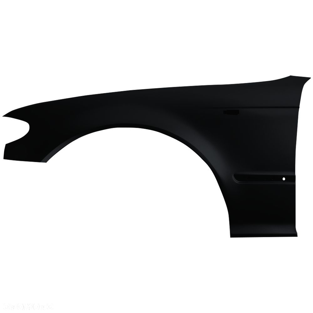 BLU Błotnik BMW 3 E46 475 lewy czarny 01-05 przód sedan kombi FL LCI ocynk SchwarzerSaphir - 2