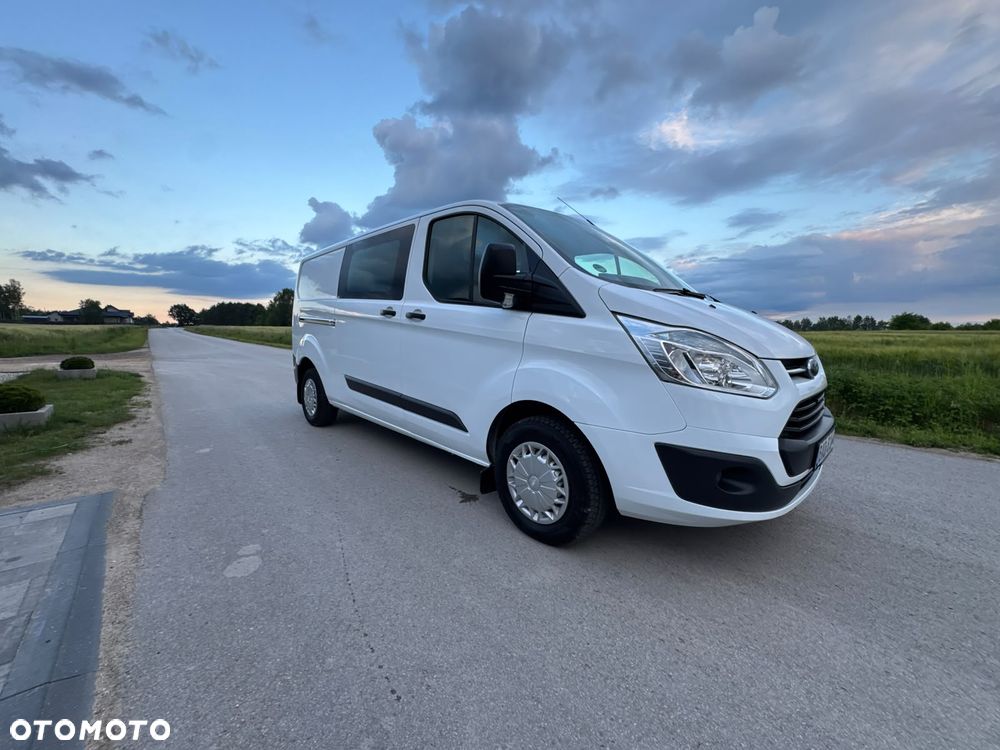 Ford TRANSIT CUSTOM LONG L2H1 Klima Elektryka Dubel Kabina 6os. Tempomat Brygadówka Serwis - 3
