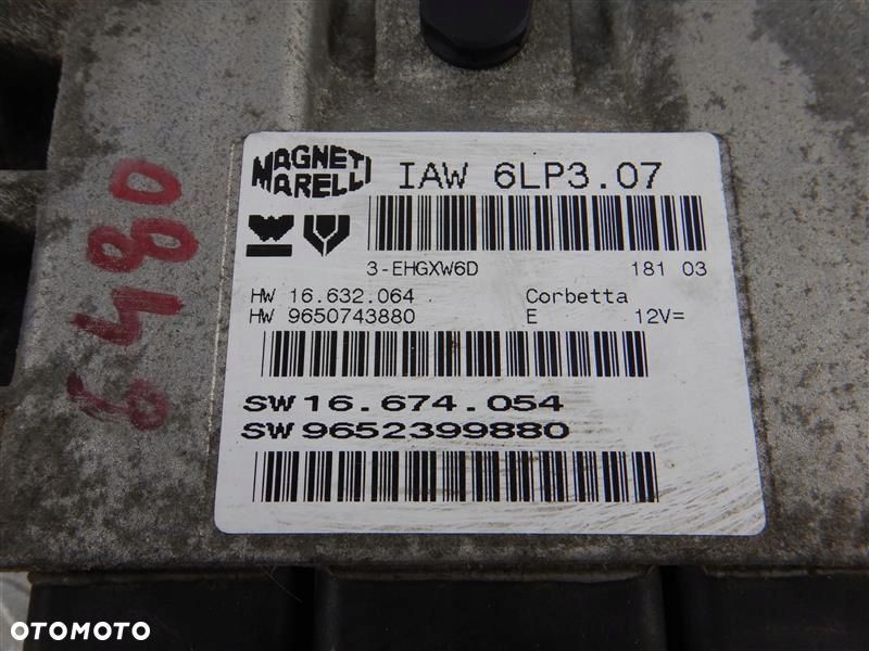 Komputer sterownik silnika Citroen C8 2002-2014 2,2 B 9652399880 ORYGINAŁ - 2