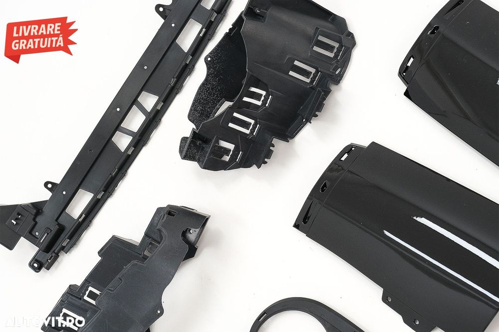 Difuzor Bara Spate cu Ornamente Evacuare Mercedes CLA X118 Shooting Brake C118 Cou- livrare gratuita - 13