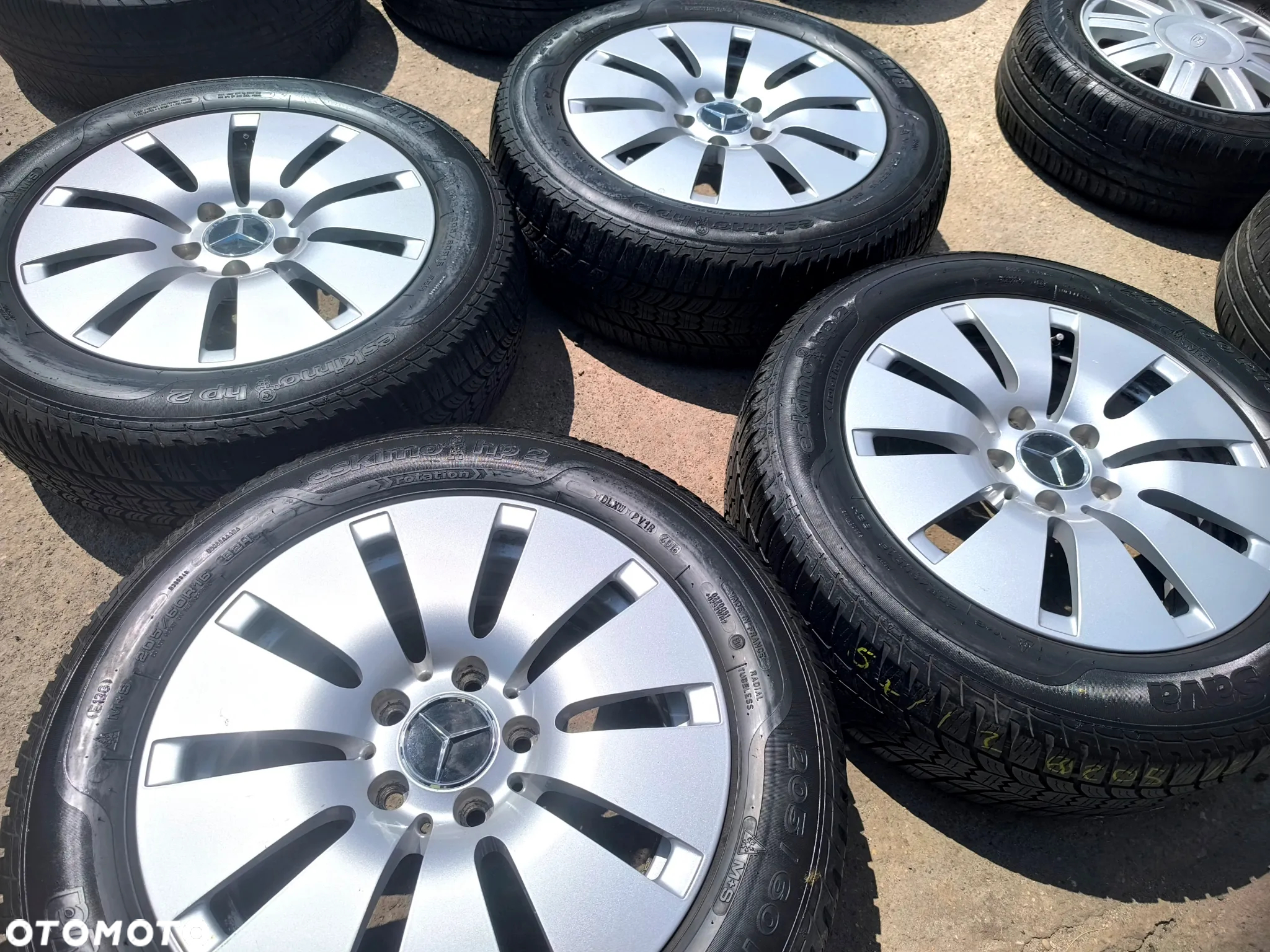 5x112 Alufelgi Felgi Aluminiowe Koła zimowe Zima 16 Mercedes A Klasa W176  W177 A177 CLA A117 B Klasa W246 W247 VITO V-KLASA C Klasa W204 W205 205/60 Alu-Rad Legnica 5mm - 4