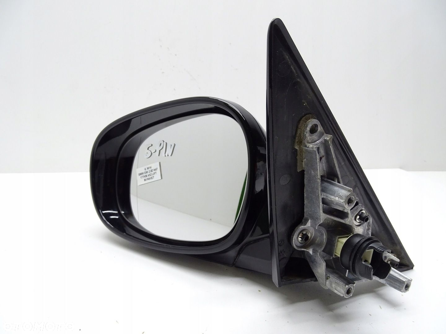 LUSTERKO LEWE LEWY PRZÓD PRZEDNIE BMW E90 SPACEGRAU METALLIC A52 5 PIN - 3