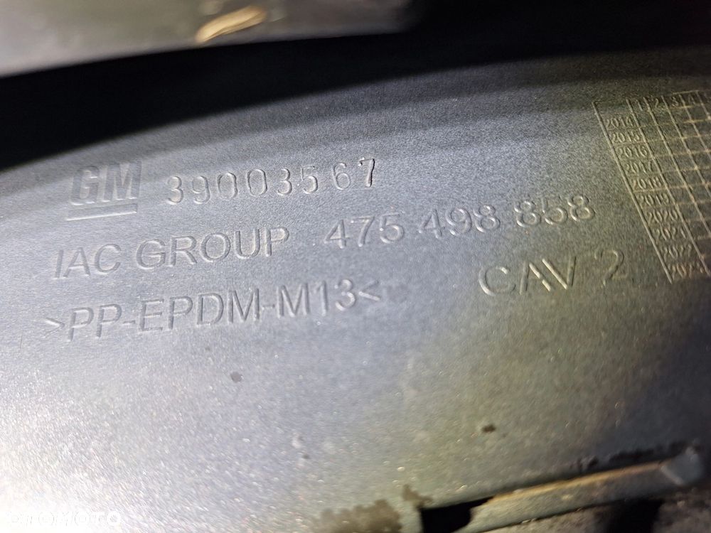 OPEL CORSA E 14- NIE KLEJONY! ZDERZAK PRZÓD PRZEDNI ORYG. GM 39003567 WYSYŁKA 24H - 14