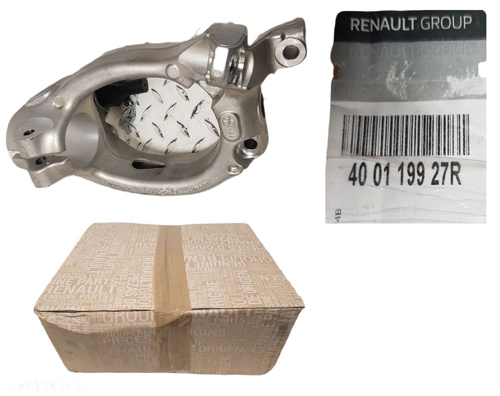 FABRYCZNIE NOWA ORYGINALNA ZWROTNICA LEWA PRZEDNIA PRZÓD RENAULT MEGANE III 3 RS 400119927R