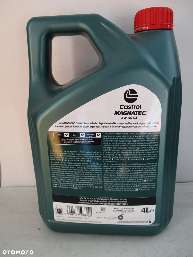 Castrol Magnatec 5W40 C3 4L Sklep Łódź- Bałuty - 2
