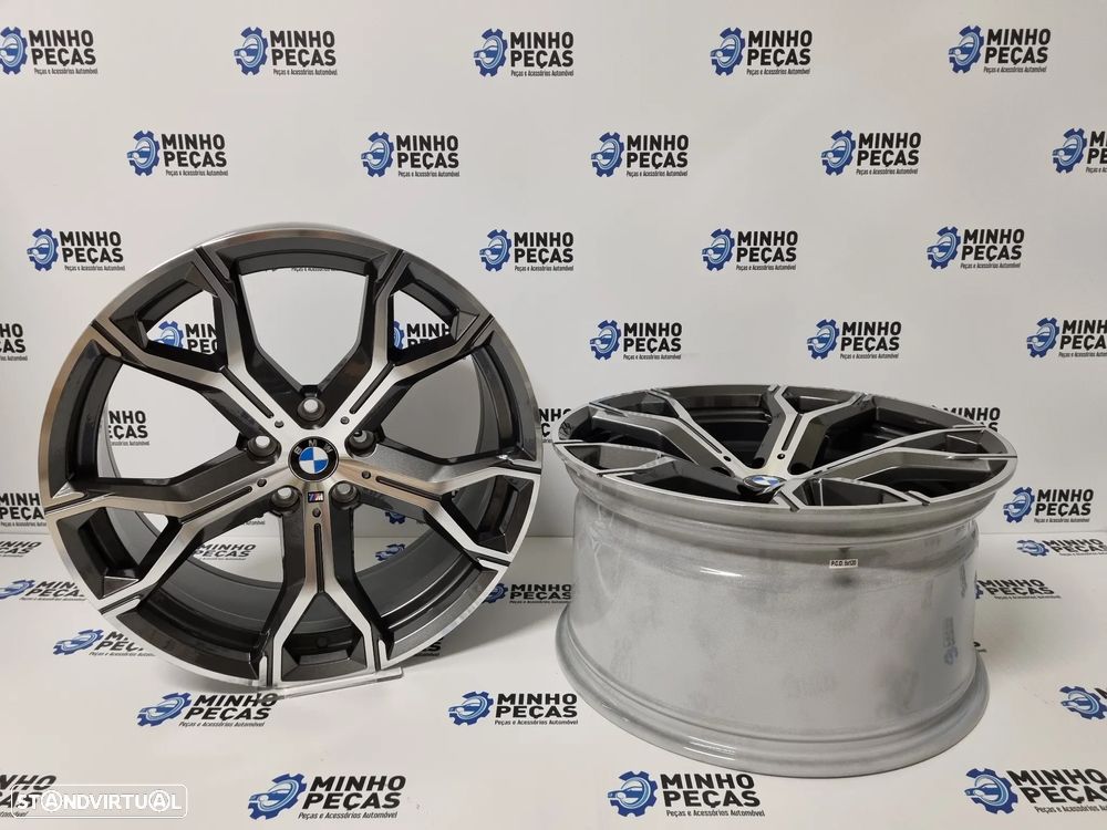 Jantes BMW Style 741 X5/X6 M50D em 20 (5x120) GunMetal - 4